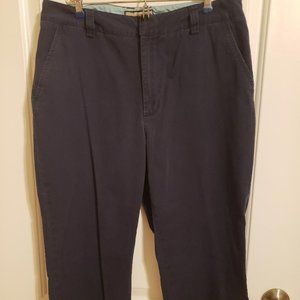 Caribbean Joe Size 14 Navy Capri Pants